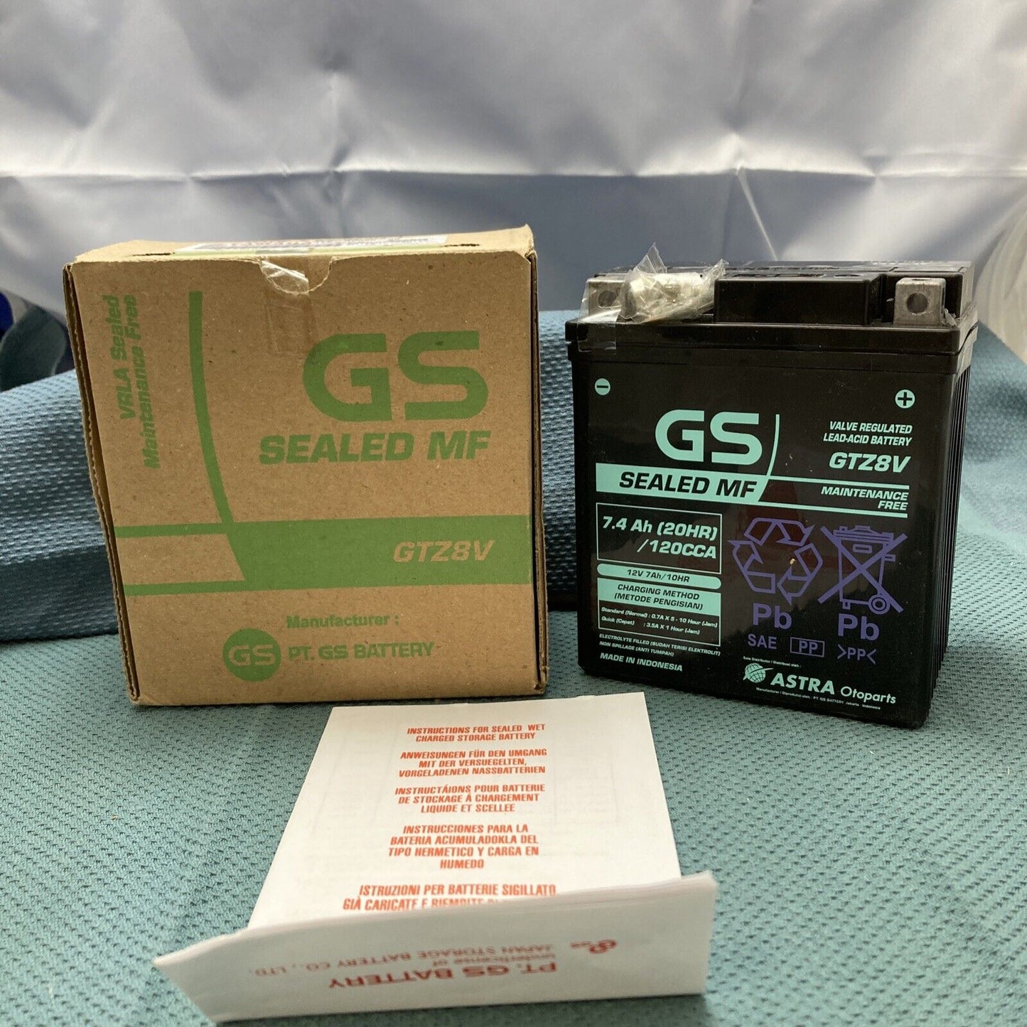 NEW GENUINE YAMAHA GTZ-8V000-00 BATTERY GSGTZ8V