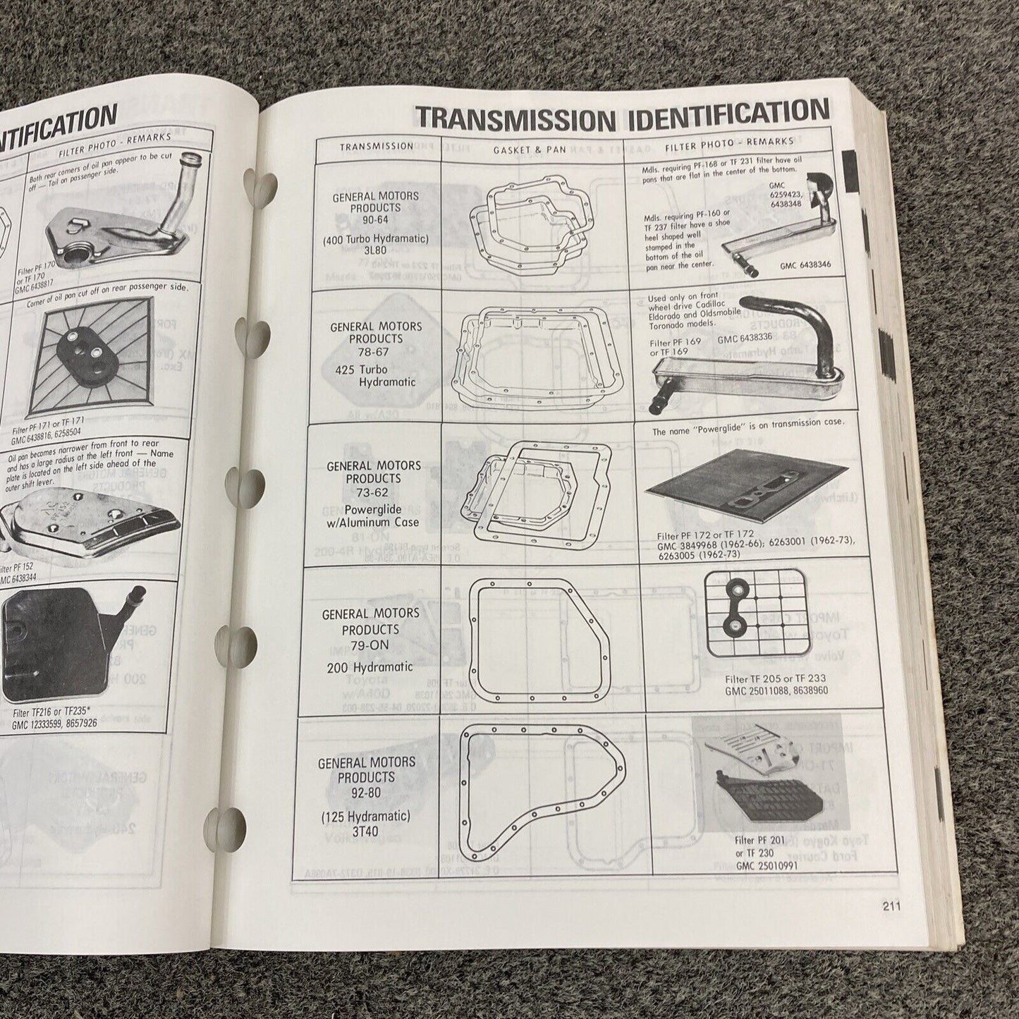 AC-DELCO 1992 & 1993 FILTERS/PCV VALVES PARTS CATALOGS