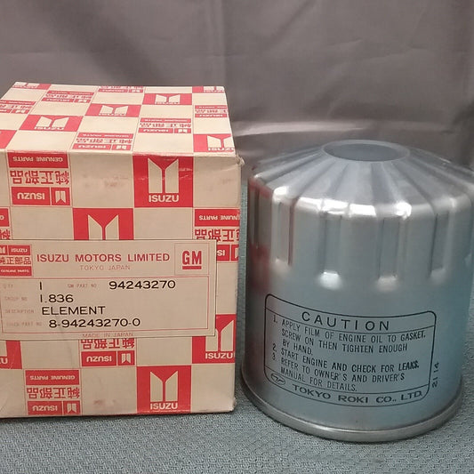 NEW ISUZU 8-94243270-0 OIL FILTER GM 94243270