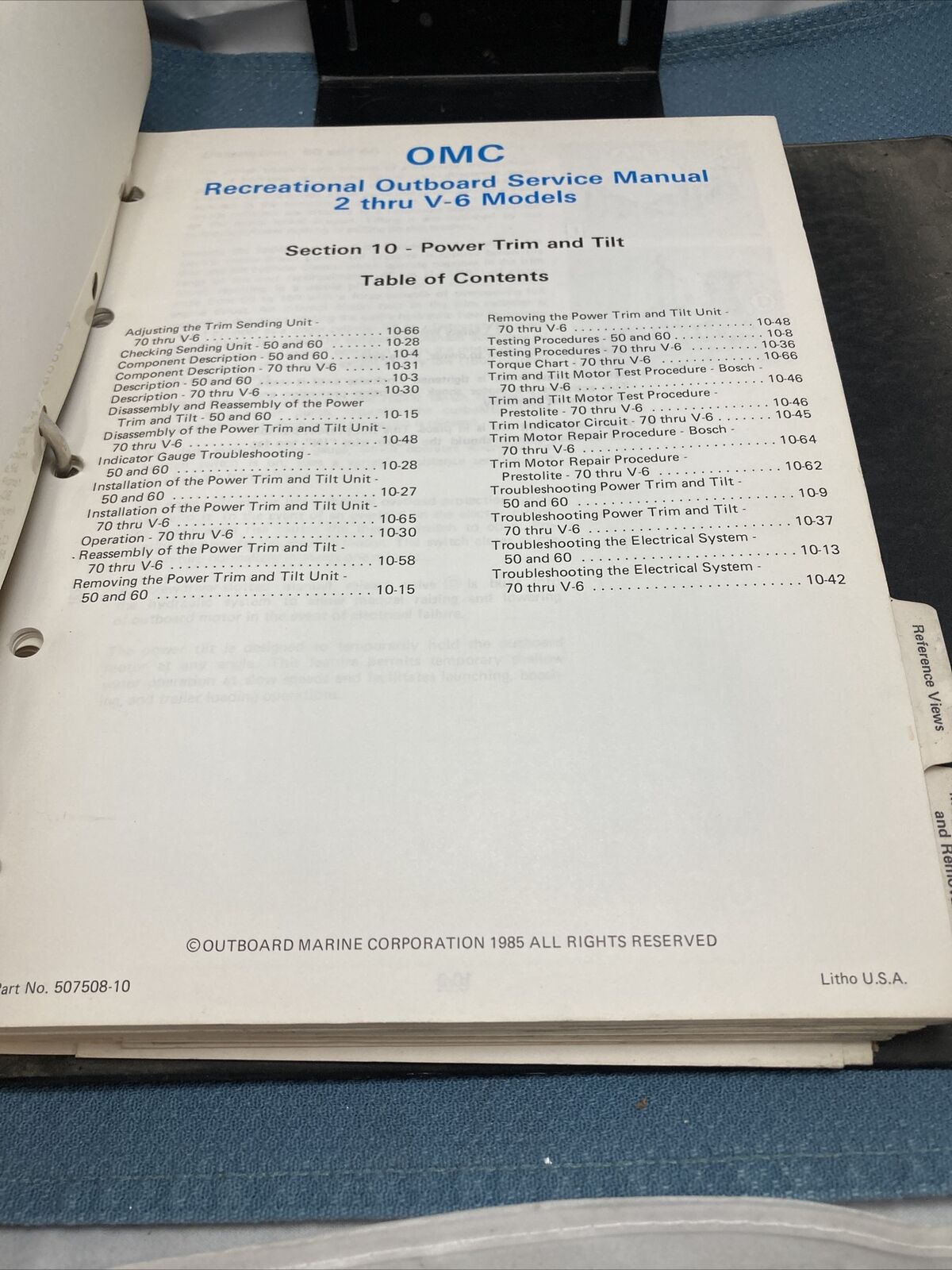 EVINRUDE/JOHNSON 507508 COMPLETE SERVICE MANUAL 2 THRU V6 RECREATIONAL MODELS