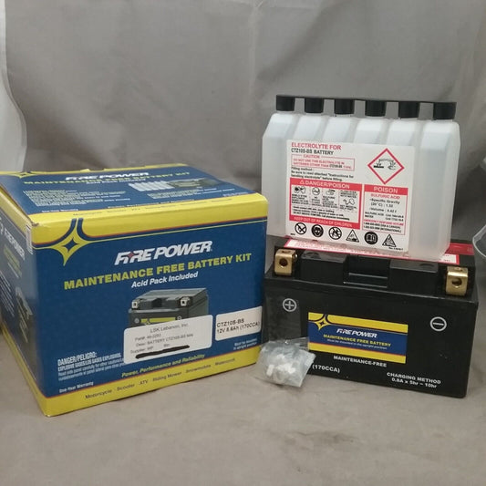 NEW FIREPOWER CTZ10S-BS BATTERY ATV MOTORCYCLE SCOOTER YAMAHA KTM HONDA APRILLA