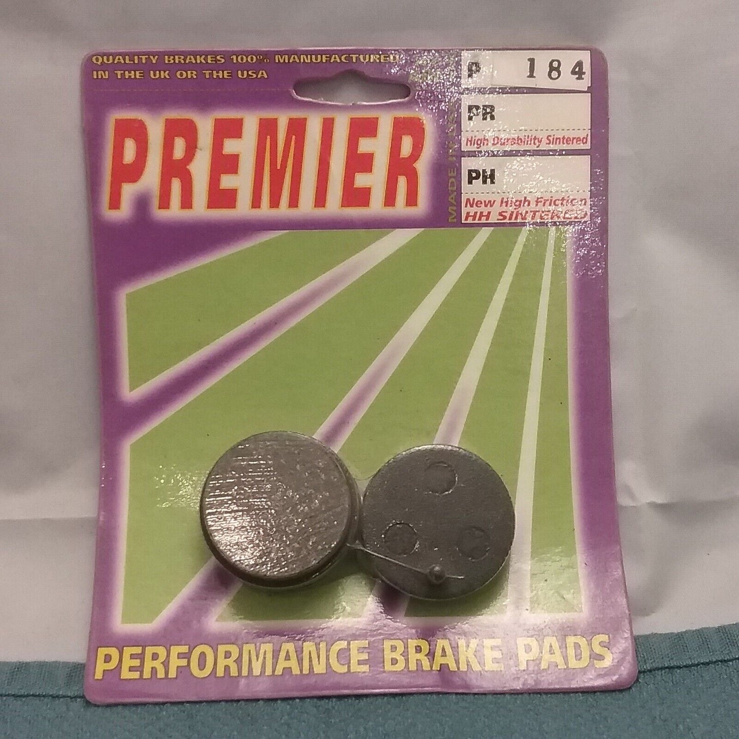 NEW PREMIER PERFORMANCE BRAKE PADS 184