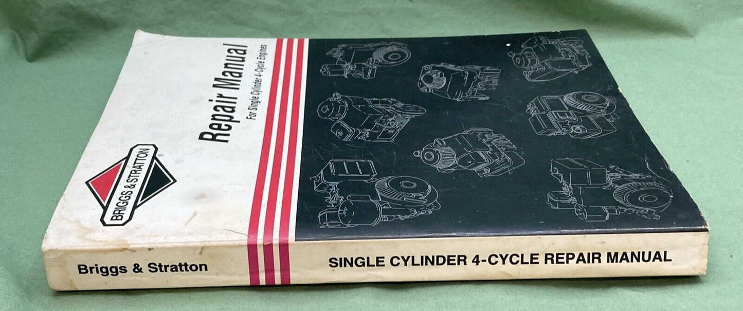 GENUINE BRIGGS & STRATTON 270962-12/97 SINGLE CYLINDER 4 CYCLE ENG REPAIR MANUAL