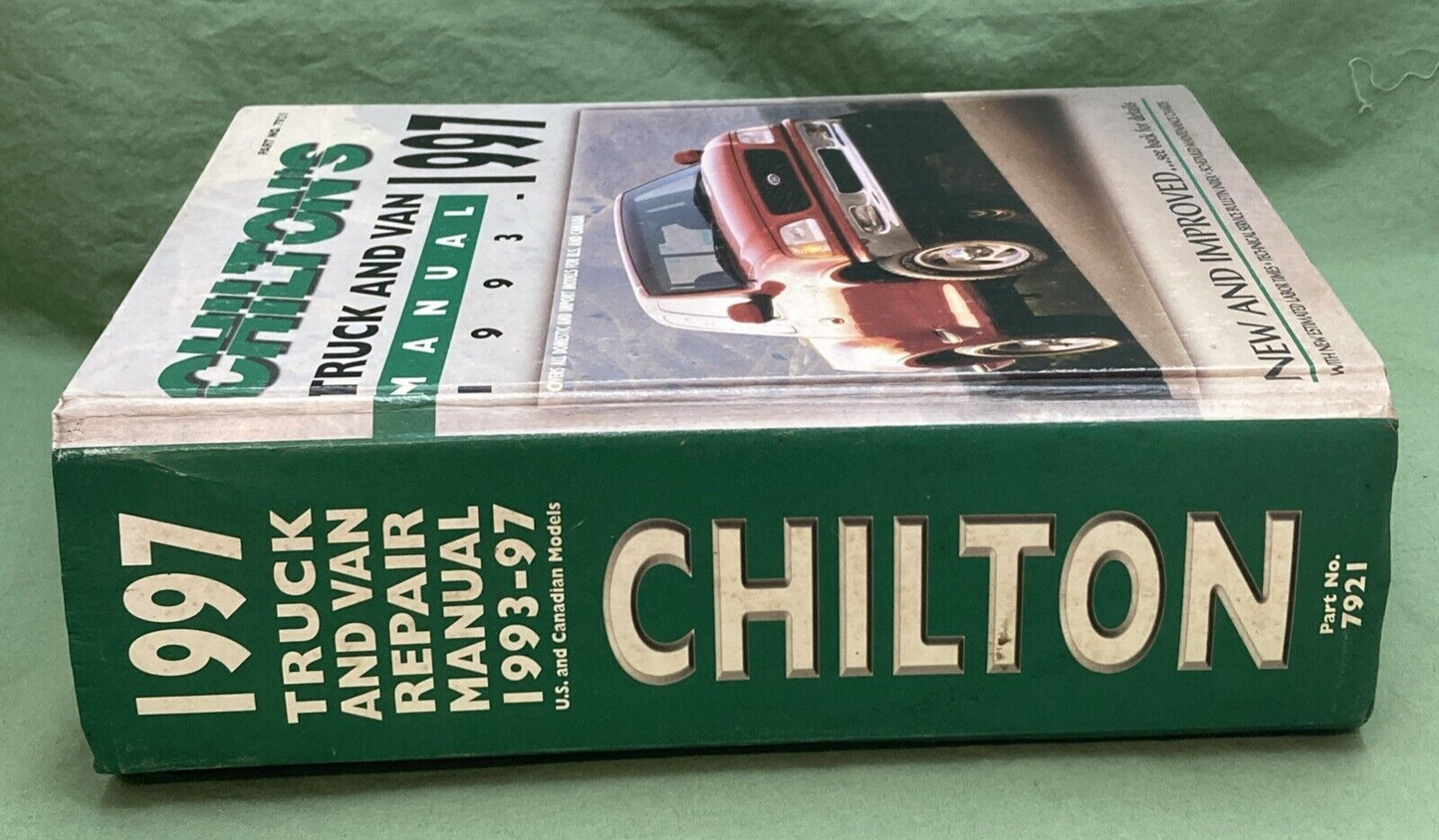 GENUINE CHILTON'S 7921 TRUCK & VAN SERVICE MANUAL 1993-1997