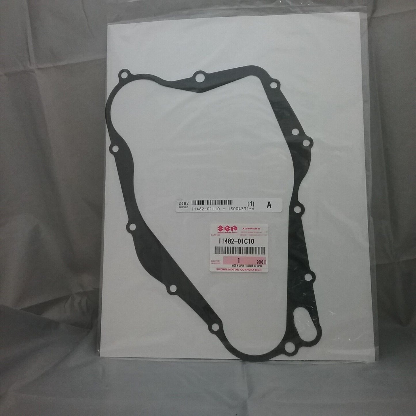 NEW GENUINE SUZUKI 11482-01C10 GASKET, CLUTCH COVER QUADRACER LT250 ...