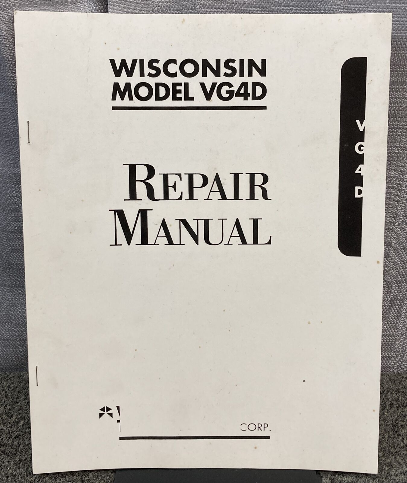 WIS-CON TOTAL POWER MODEL VG4D REPAIR MANUAL