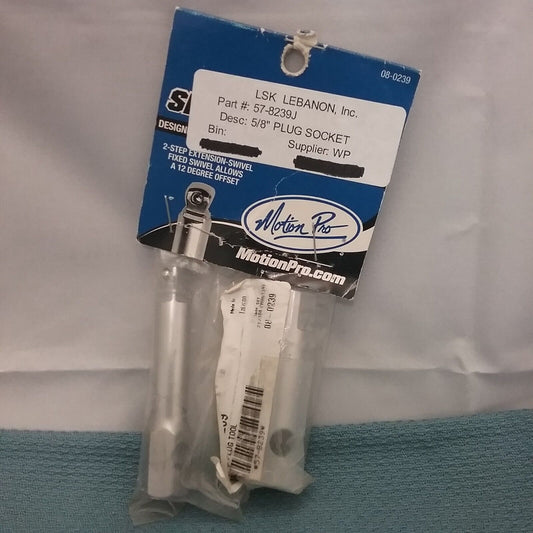 NEW GENUINE MOTION PRO 57-8239J SPARK PLUG SOCKET EXTENSION 5/8"