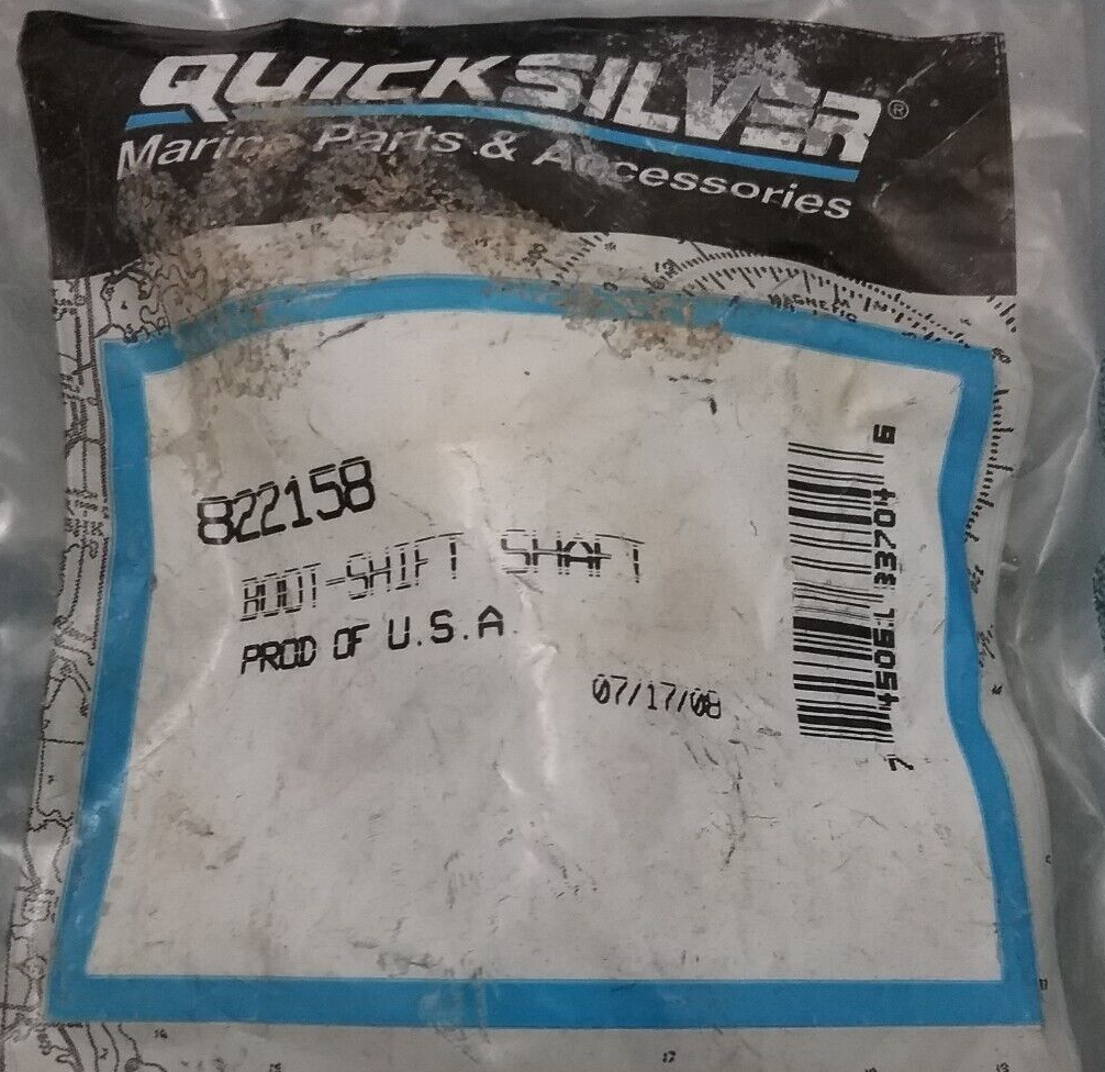 NEW QUICKSILVER 822158 BOOT-SHIFT SHAFT Force, Mercury Outboard 50 40HP