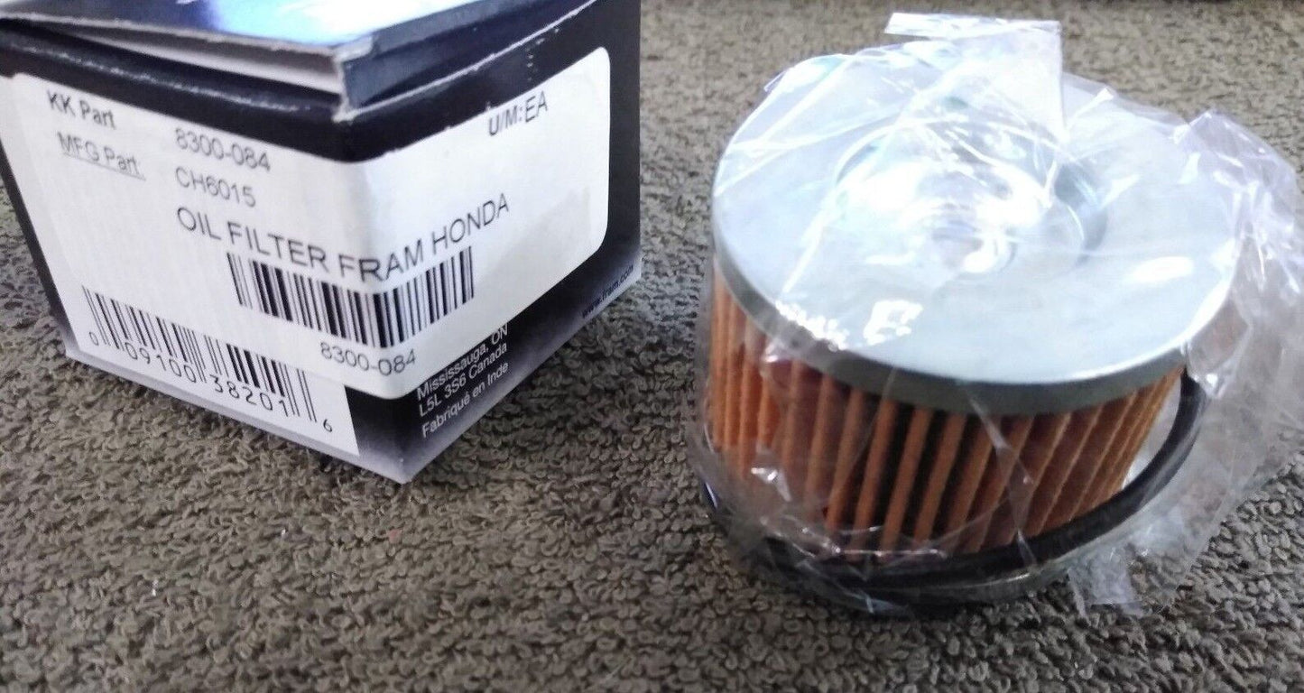 NEW FRAM Oil Filter MOTORCYCLE FULL-FLOW LUBE CARTRIDGE CH6015 / 8300-084