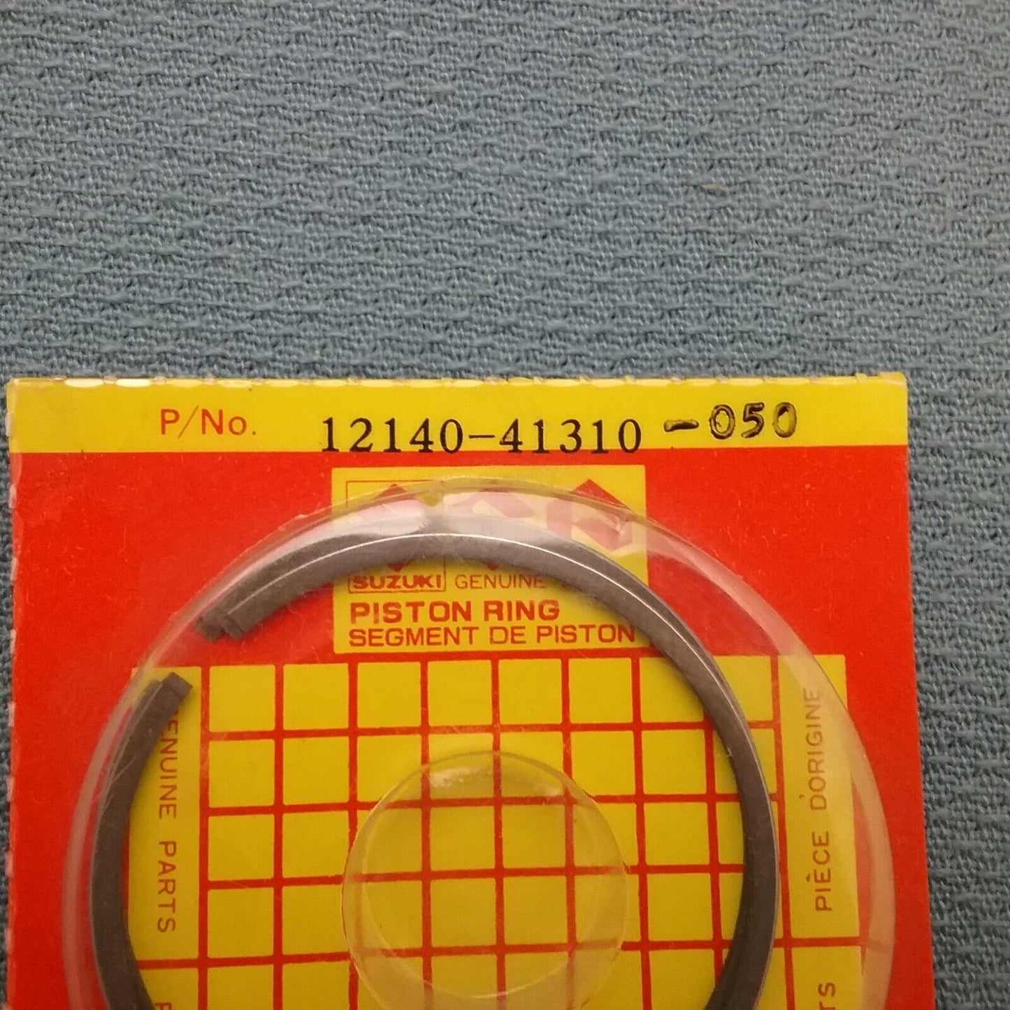 NEW GENUINE SUZUKI 12140-41310-050, RING SET, PISTON, 1975-1980