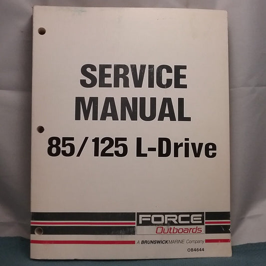 FORCE OUTBOARDS OB4644 SERVICE MANUAL 85/120 L-DRIVE