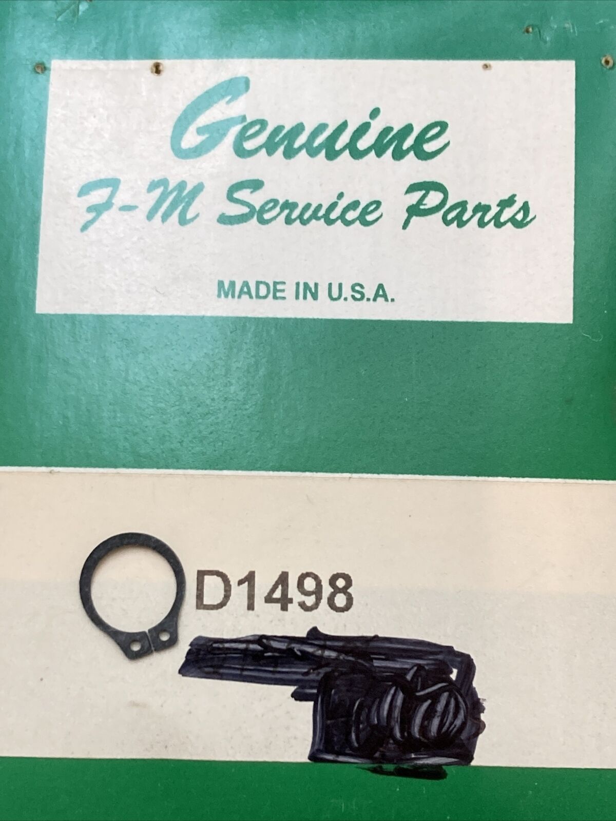 NEW GENUINE FAIRBANKS MORSE D1498 MAGNETO ROTOR SNAP RING