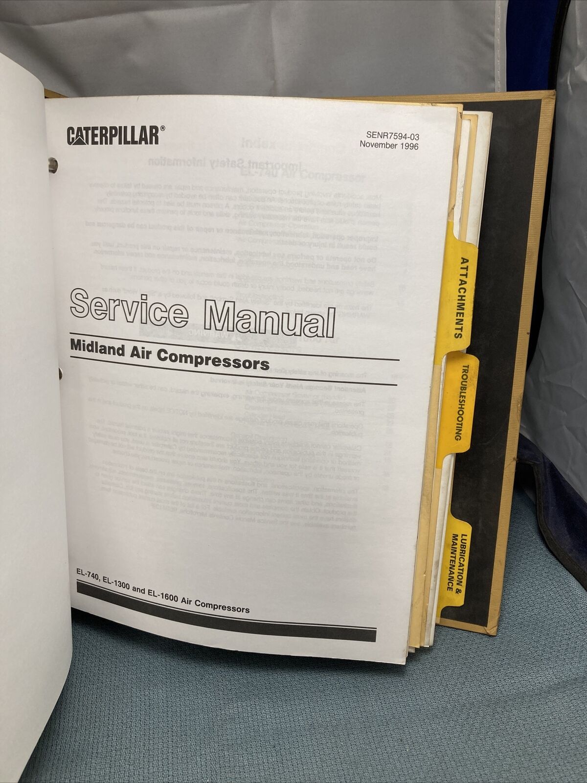 GENUINE CAT/CATERPILLAR SENR1360 SERVICE MANUAL 3126B & 3126E TRUCK ENGINES