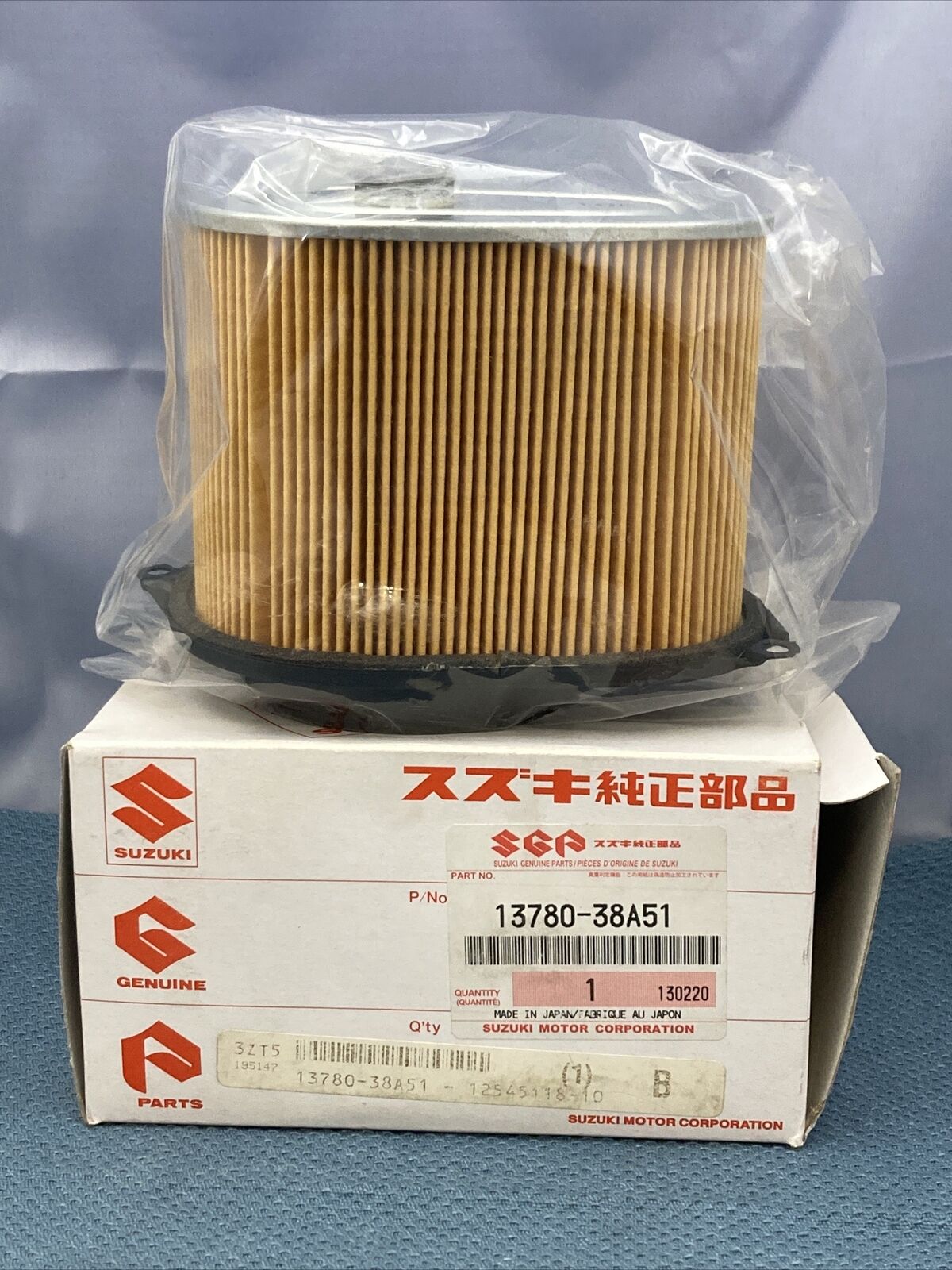 NEW GENIUNE SUZUKI 13780-38A51 Filter, Engine Oil SUPERCEDES 13780-38A50