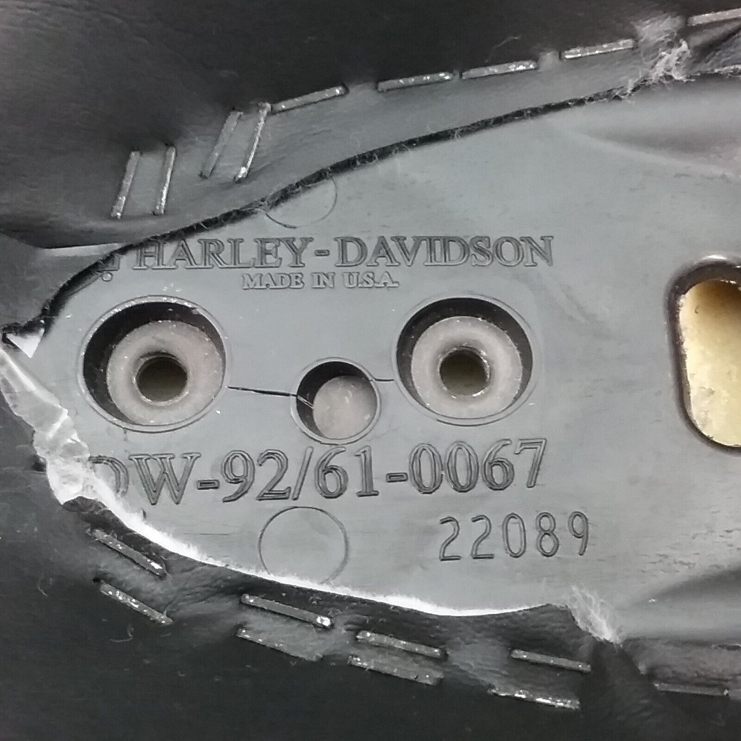 HARLEY DAVIDSON RDW-92/61-0067 PASSENGER SEAT