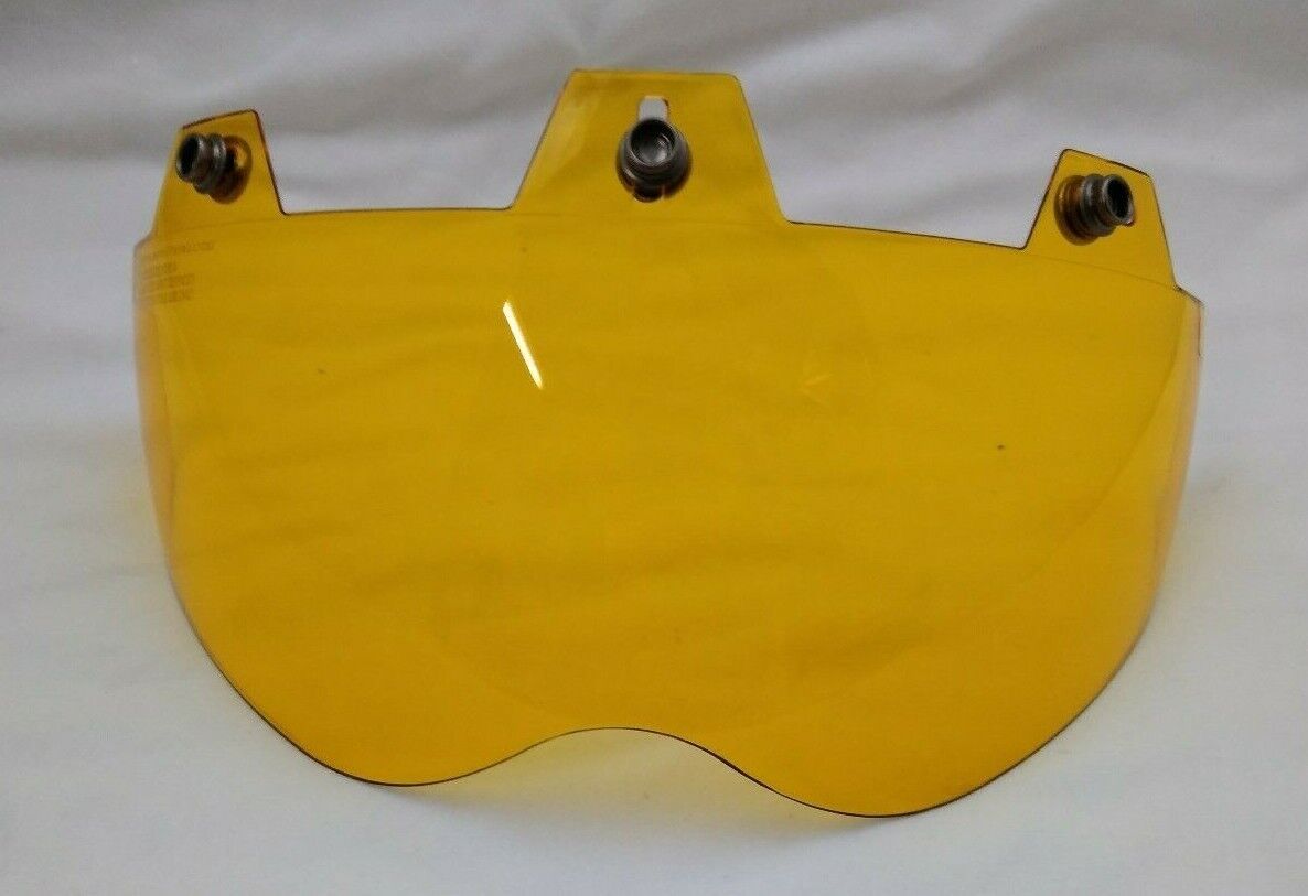New ECHO Universal 3 Snap Shorty Shield/  Face Shield / Visor / Amber / 02-307