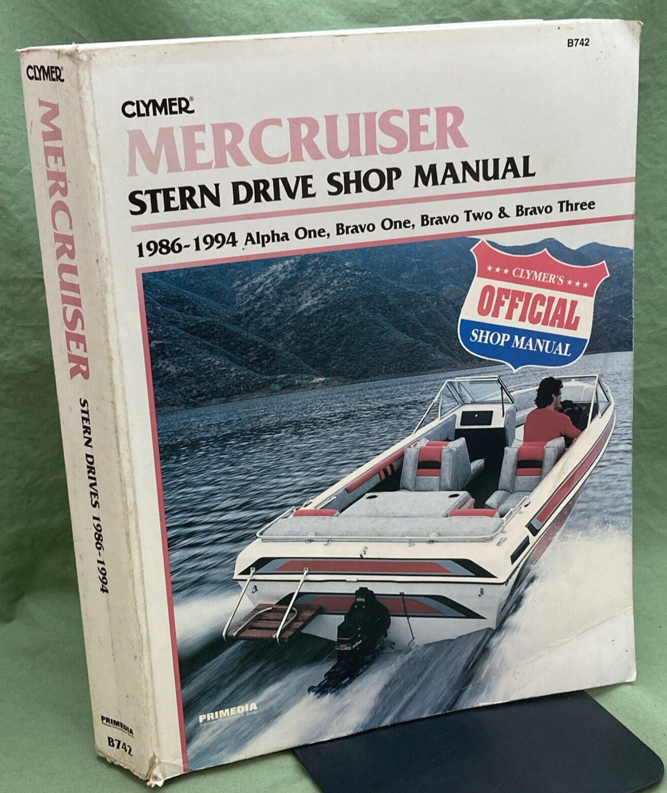 GENUINE CLYMER B742 MERCRUISER STERN DRIVE SHOP MANUAL 86-94