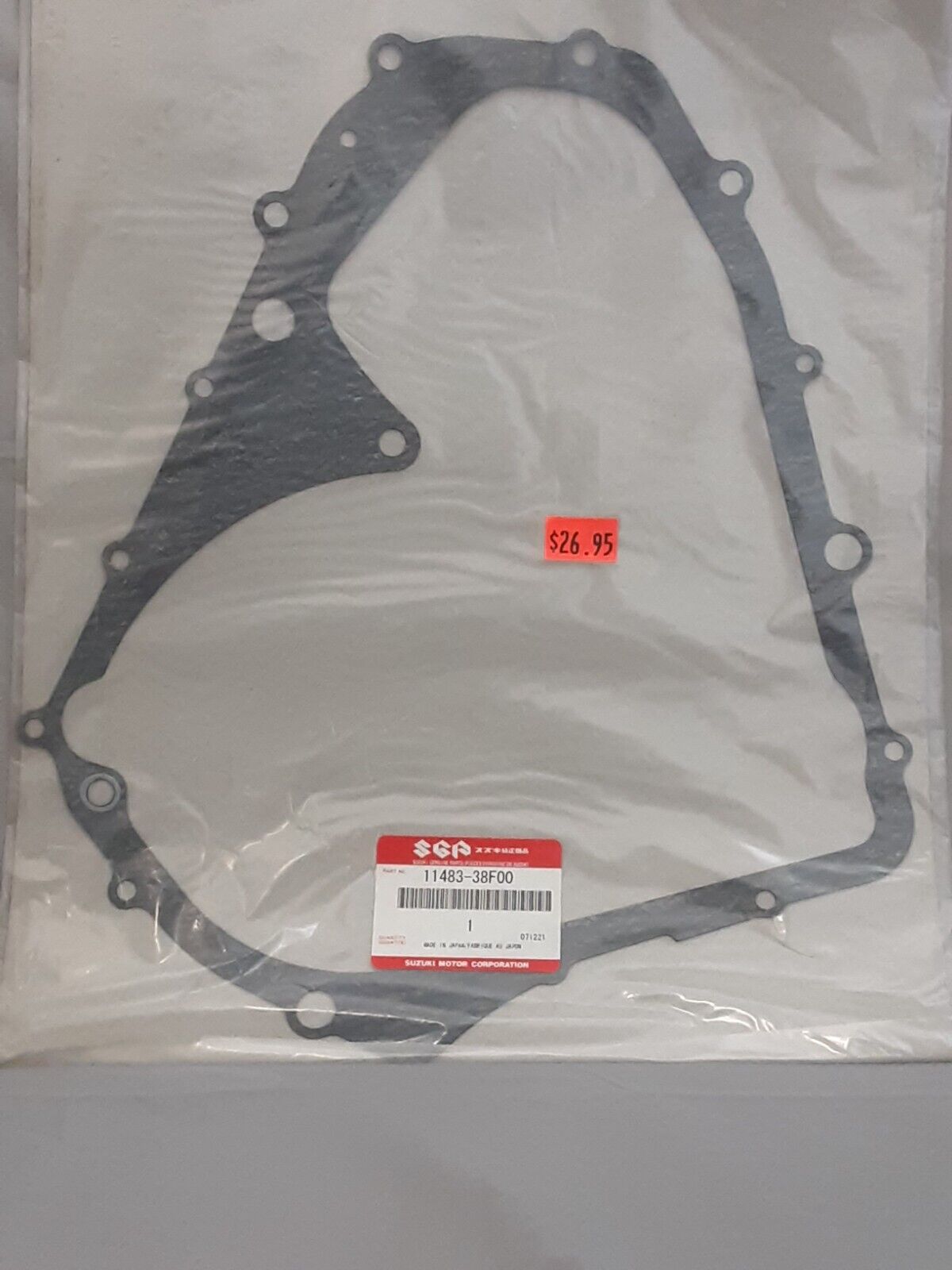 NEW GENUINE SUZUKI 11483-38F00 GASKET, MAGNETO COVER (NA) Eiger Auto 2WD LT-A400
