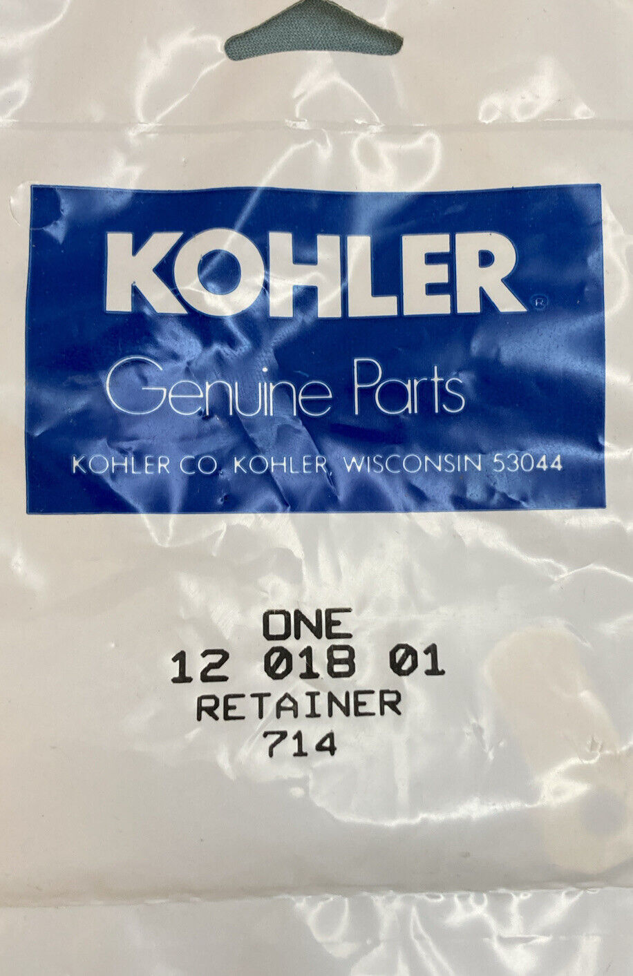 NEW GENUINE KOHLER 12 018 01 RETAINER, REED