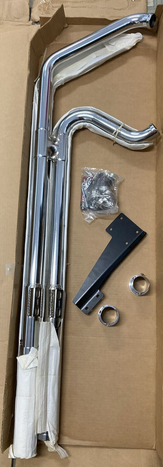 NEW GENUINE VANCE AND HINES 17909  Big Shots Long (’86-’06) Harley Softail