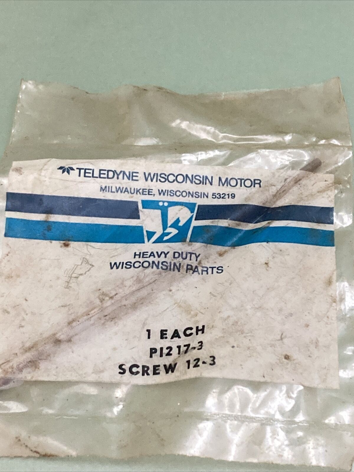 NEW GENUINE TELEDYNE WISCONSIN PI217-3 SCREW ADJ 5-40X5 1/2