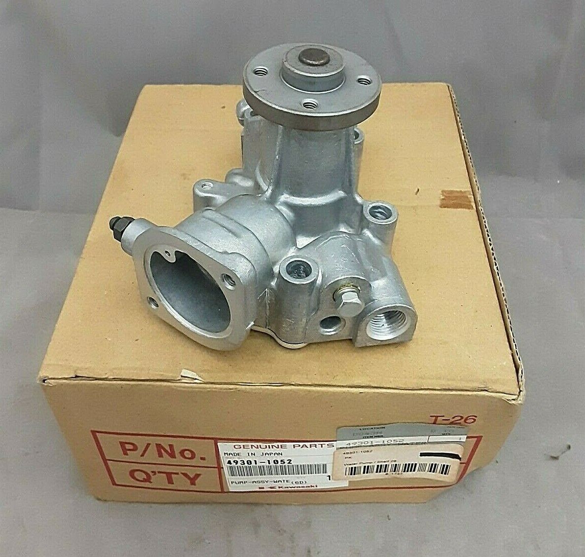 49301-1052 Kawasaki Water Pump Assembly 493011052, New Genuine KAWASAKI OEM