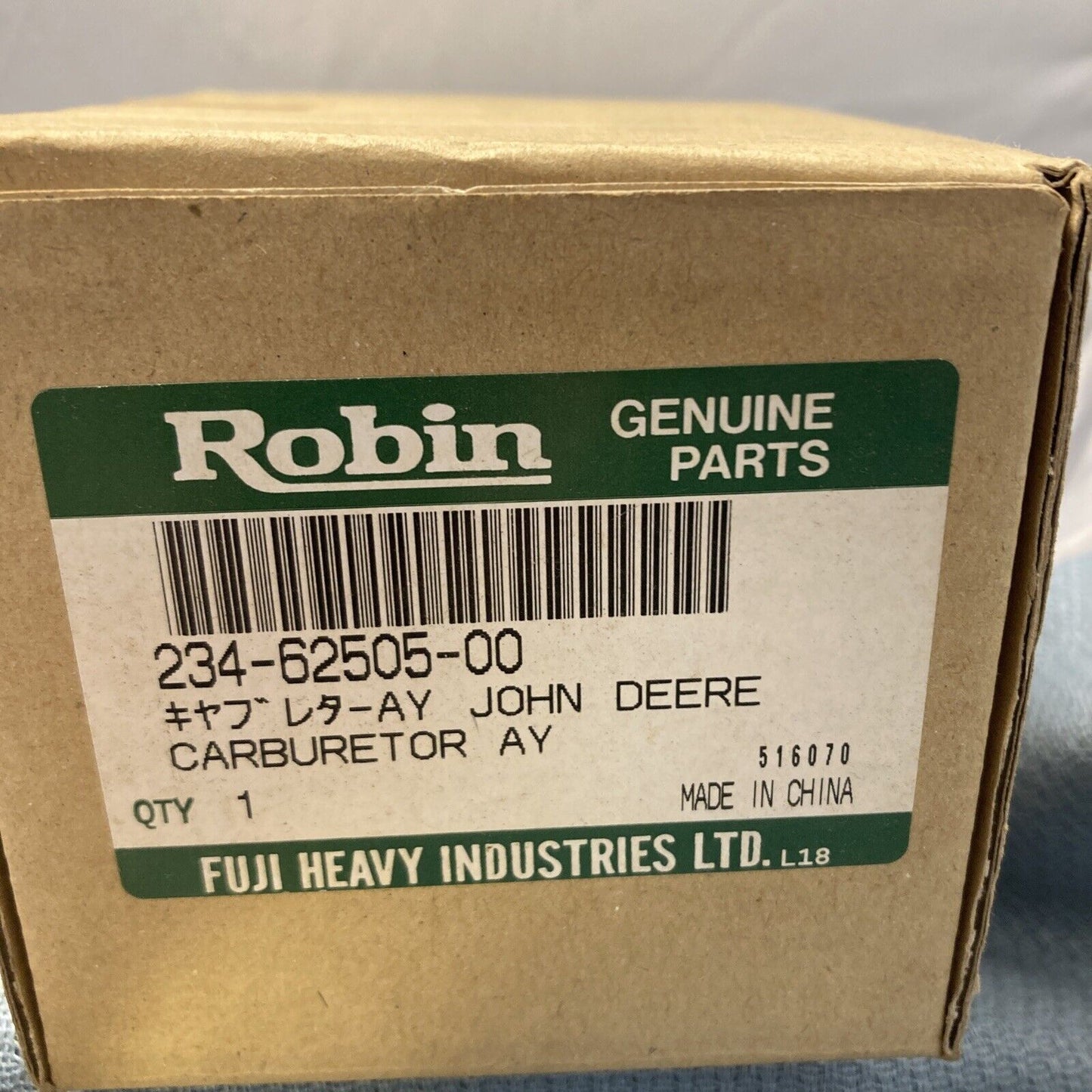 NEW SUBARU ROBIN 234-62505-00 CARBURETOR