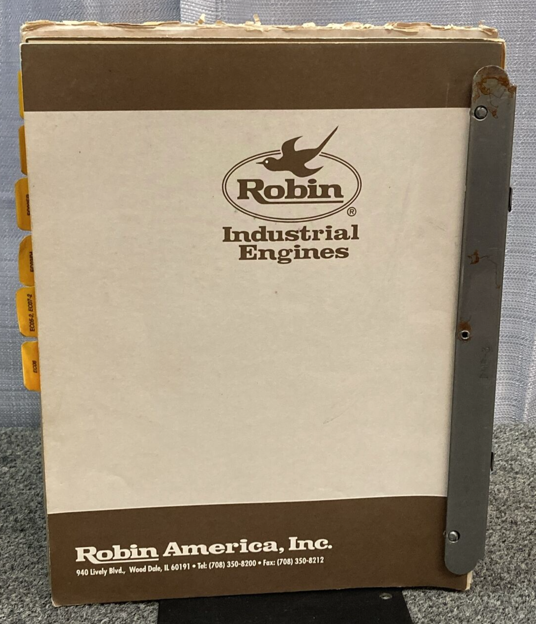 QTY 21 GENUINE ROBIN INDUSTRIAL ENGINES PARTS MANUALS