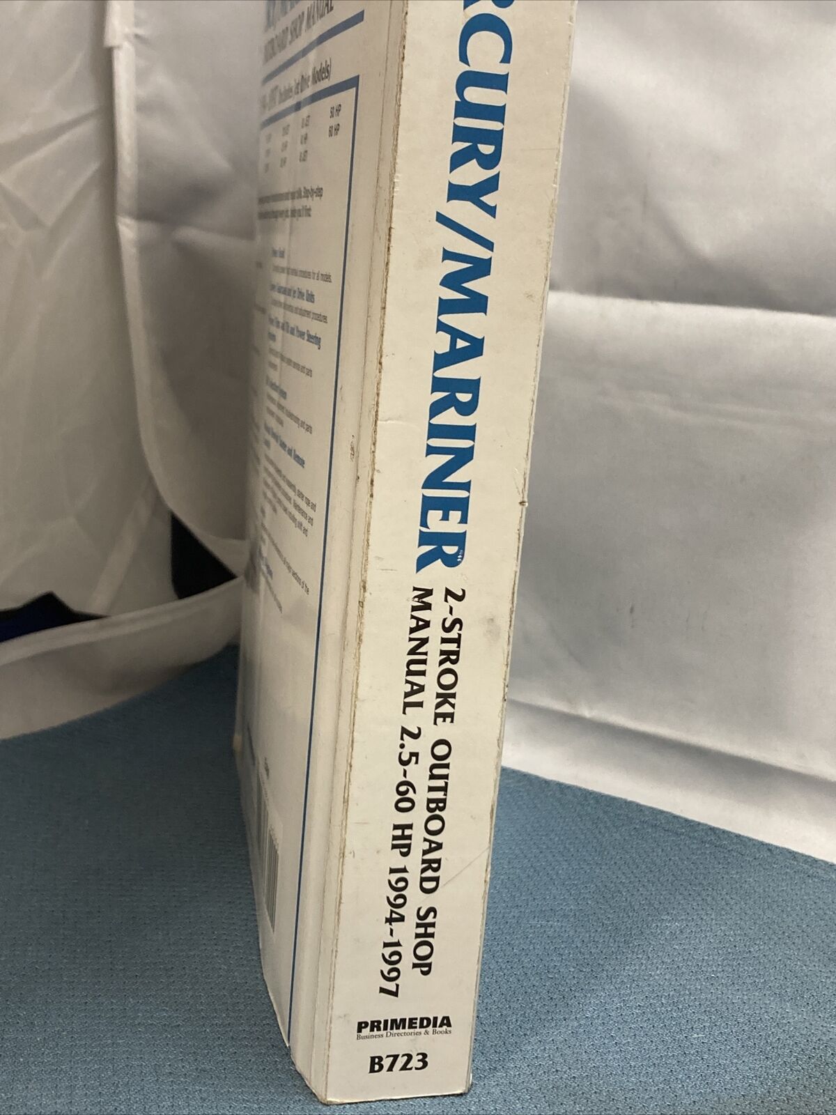 CLYMER MERCURY/MARINER B723 OUTBOARD SHOP MANUAL 1994-1997 024185769804