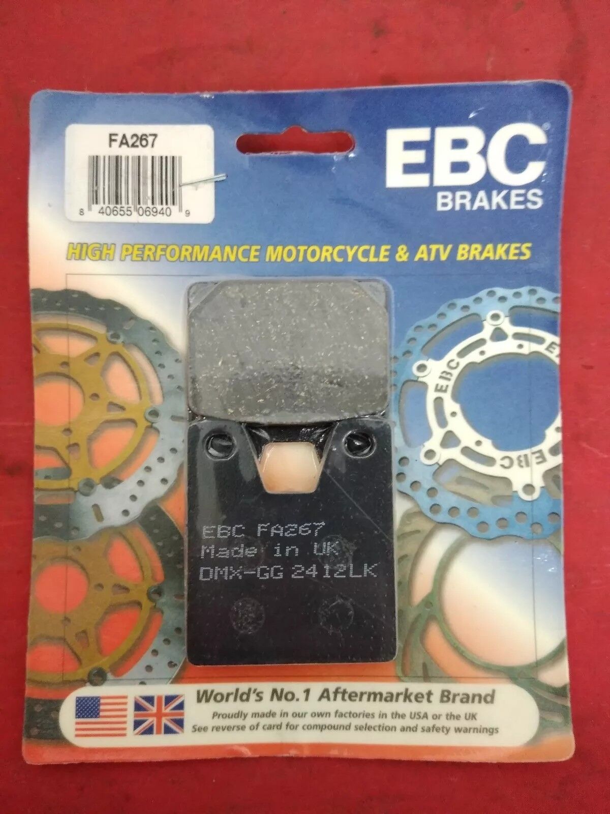 NEW EBC FA267 BRAKE PADS Fits: Yamaha YZF-R1,FZS800 FZ8