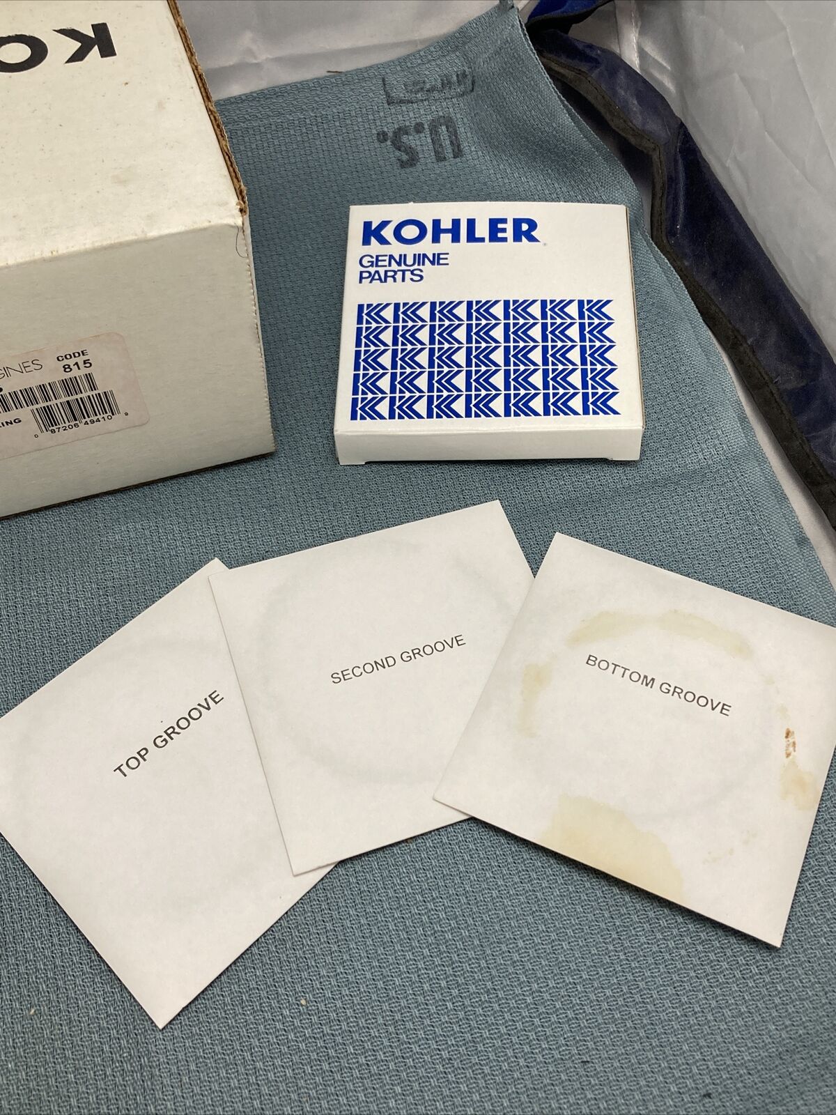 NEW GENUINE KOHLER 52 874 15-S PISTON KIT WITH RINGS