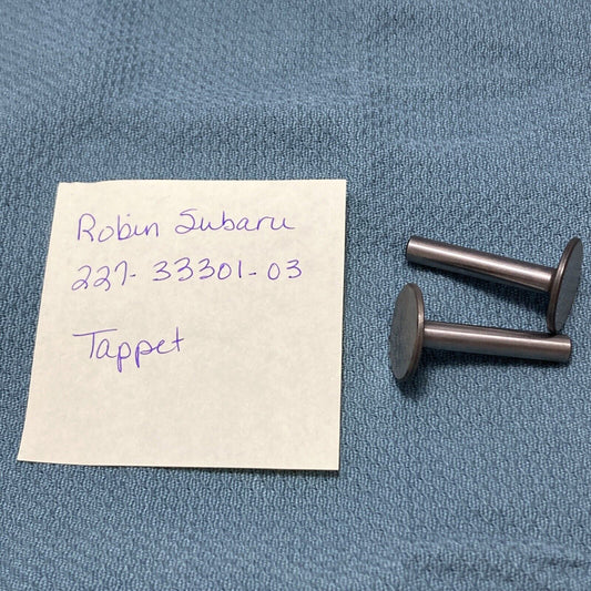 QTY 2 NEW ROBIN SUBARU 227-33301-03 TAPPET