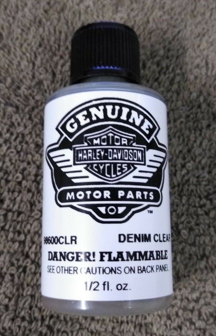 NEW Harley Davidson Touch Up Paint 1/2 fl oz. / 98600CLR Denim Clear
