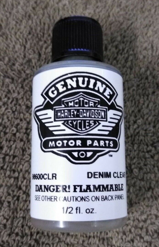 NEW Harley Davidson Touch Up Paint 1/2 fl oz. / 98600CLR Denim Clear