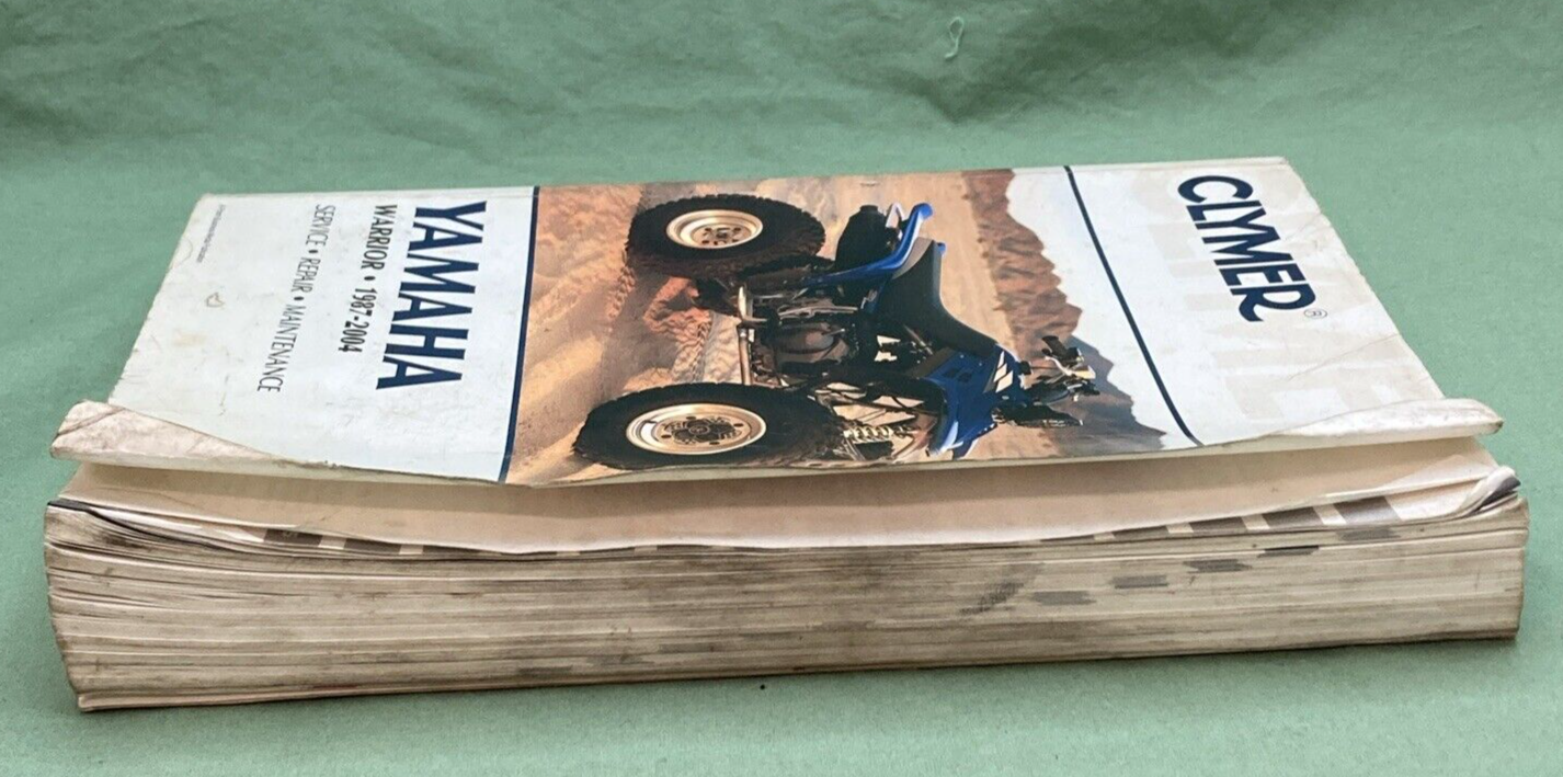 GENUINE CLYMER M487-5 YAMAHA WARRIOR 87-04 SERVICE MANUAL