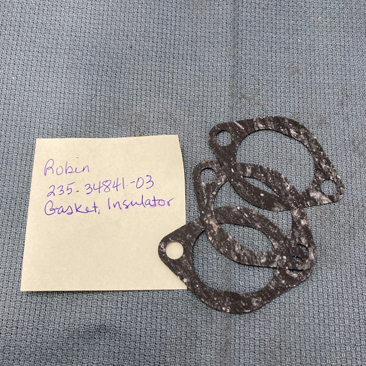 QTY 3 NEW  ROBIN 235-34841-03 GASKET, INSULATOR