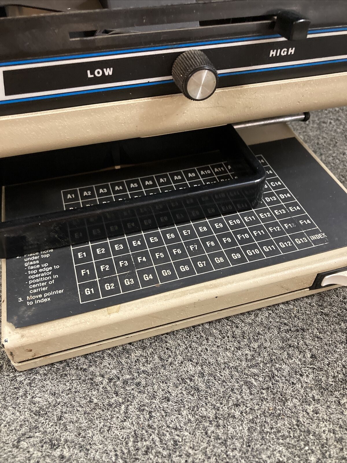 EYECOM 3000 MICROFICHE READER