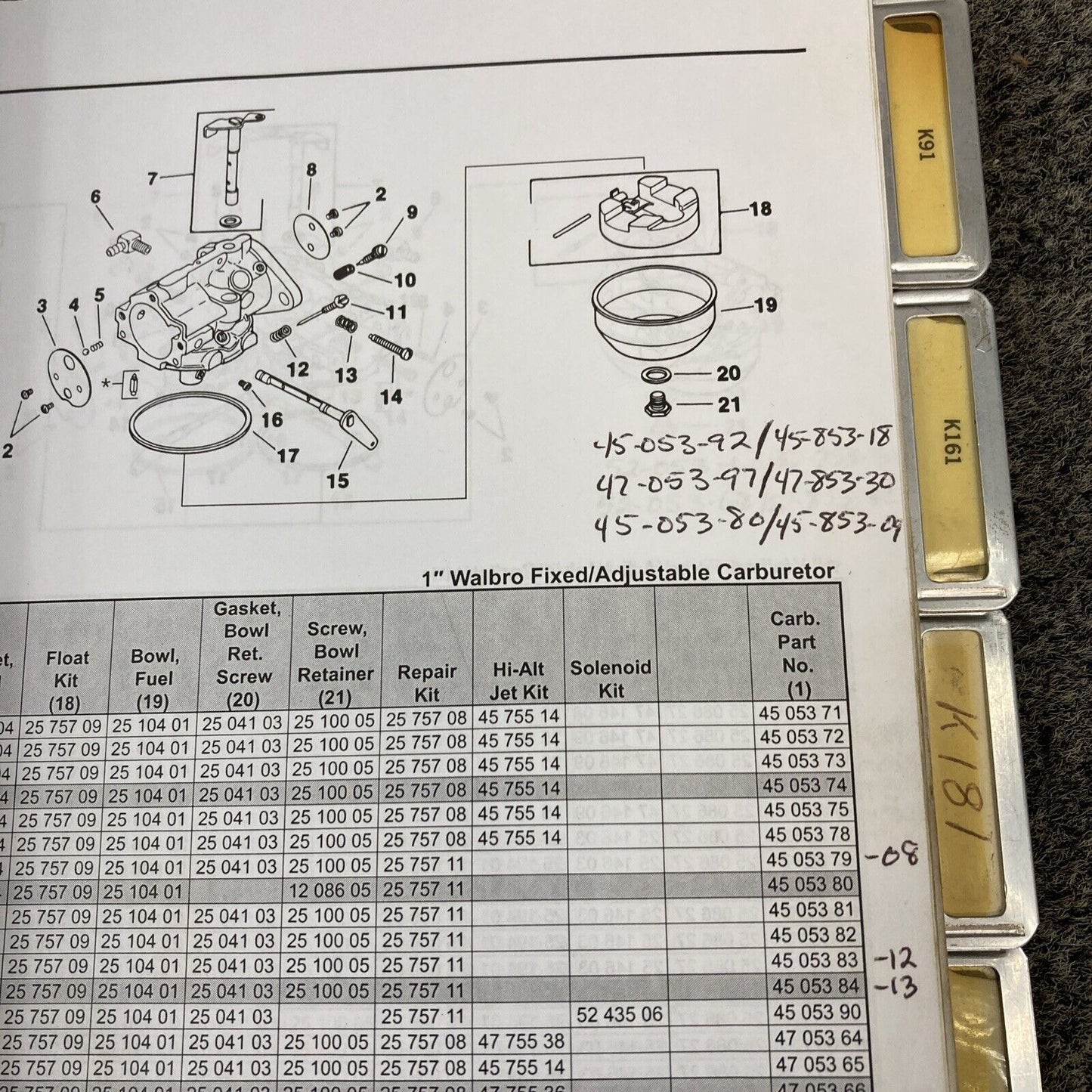 GENUINE KOHLER ENGINES REFERENCE & PARTS MANUALS