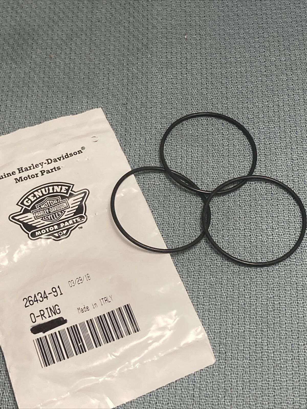 QTY 3 NEW GENUINE HARLEY DAVIDSON 26434-91 O-RING