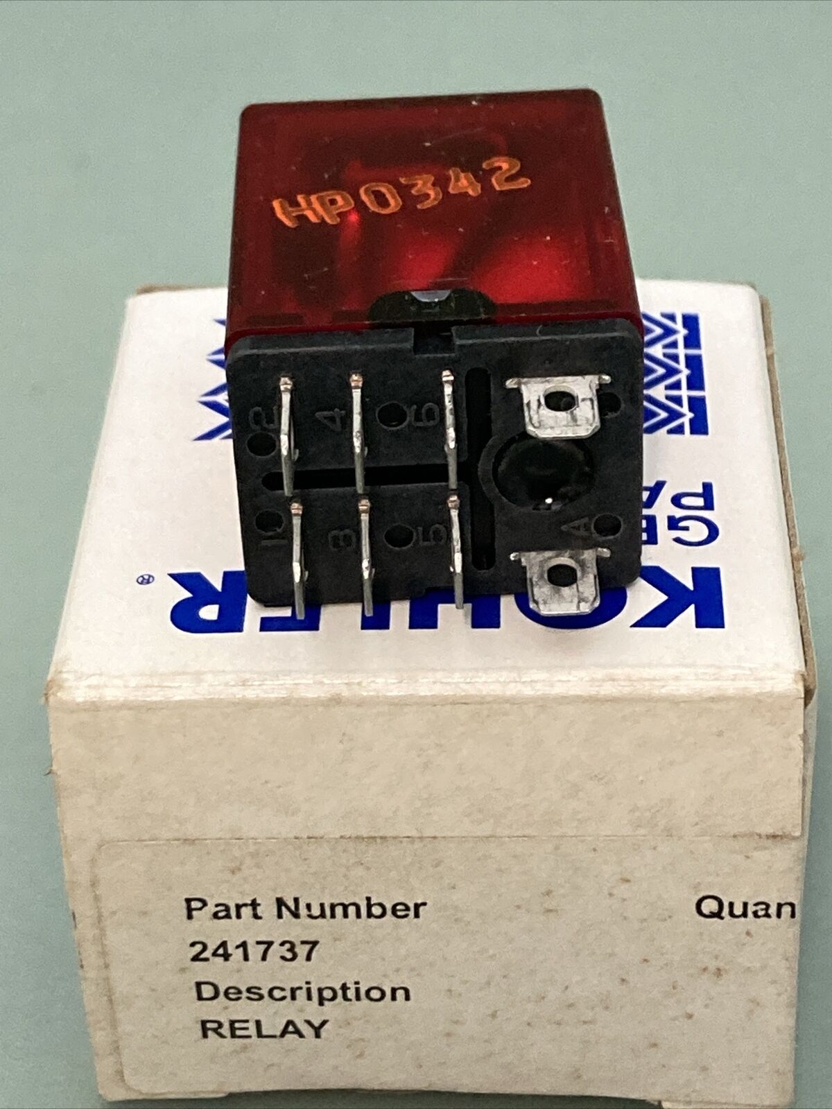 NEW GENUINE KOHLER 241737 RELAY