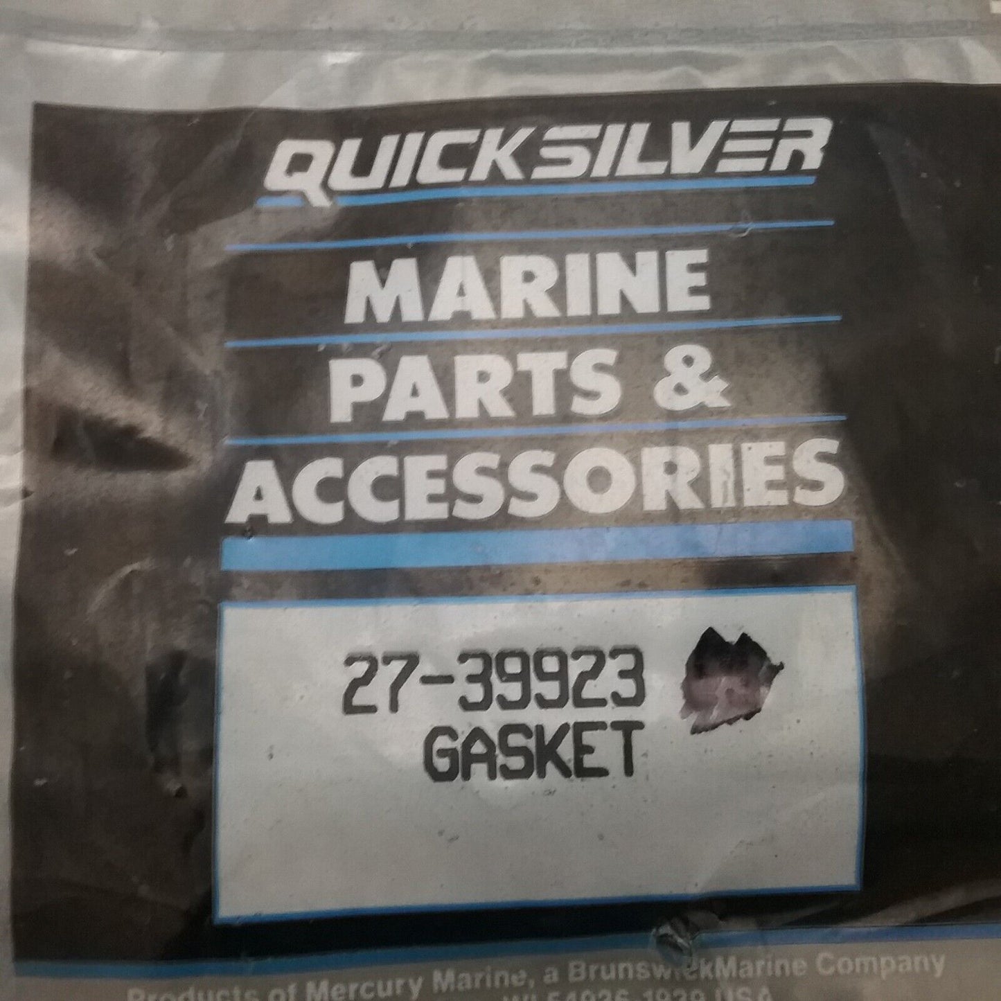 QTY6 NEW QUICKSILVER  27-39923 End Cap Gasket MERCURY OUTBOARD