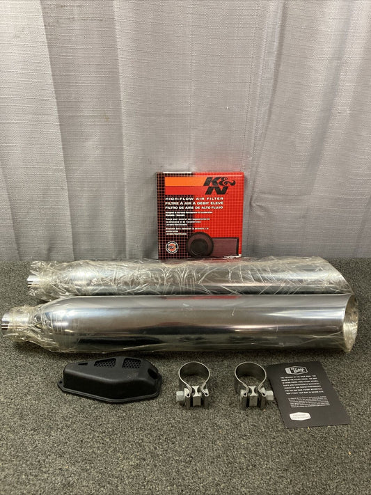 NEW GENUINE VICTORY 2875299 EXHAUST KIT, Stage 1 Slash Cut, CHROME, HAMMER 2005