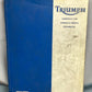 TRIUMPH T3850902 BONNEVILLE/SPEEDMASTER SERVICE MANUAL ISSUE 3, 11.2002