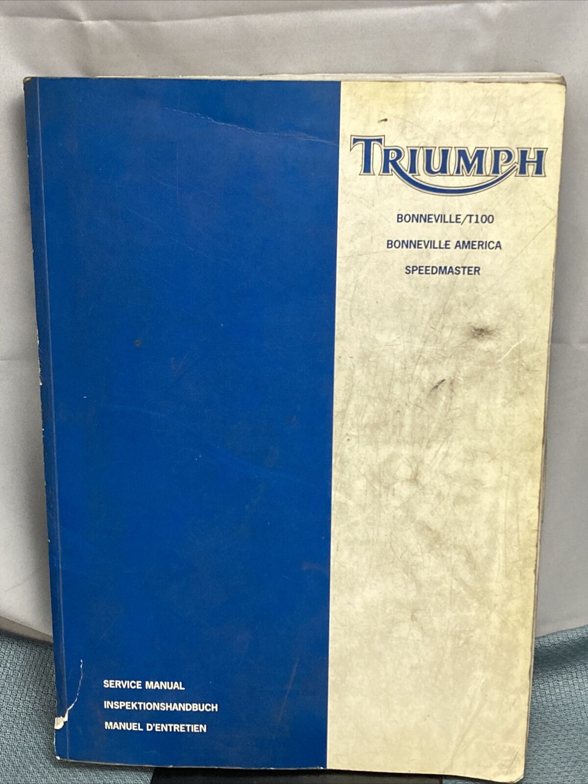 TRIUMPH T3850902 BONNEVILLE/SPEEDMASTER SERVICE MANUAL ISSUE 3, 11.2002