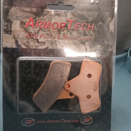 NEW ARMOR TECH AT-05600F BR600B FRONT OR REAR BRAKE PADS, ARTIC CAT 1996-2002