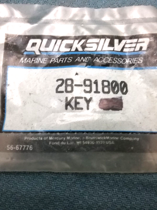 QTY2 NEW QUICKSILVER 28-91800 KEY Mercury Outboard 30 25 40HP