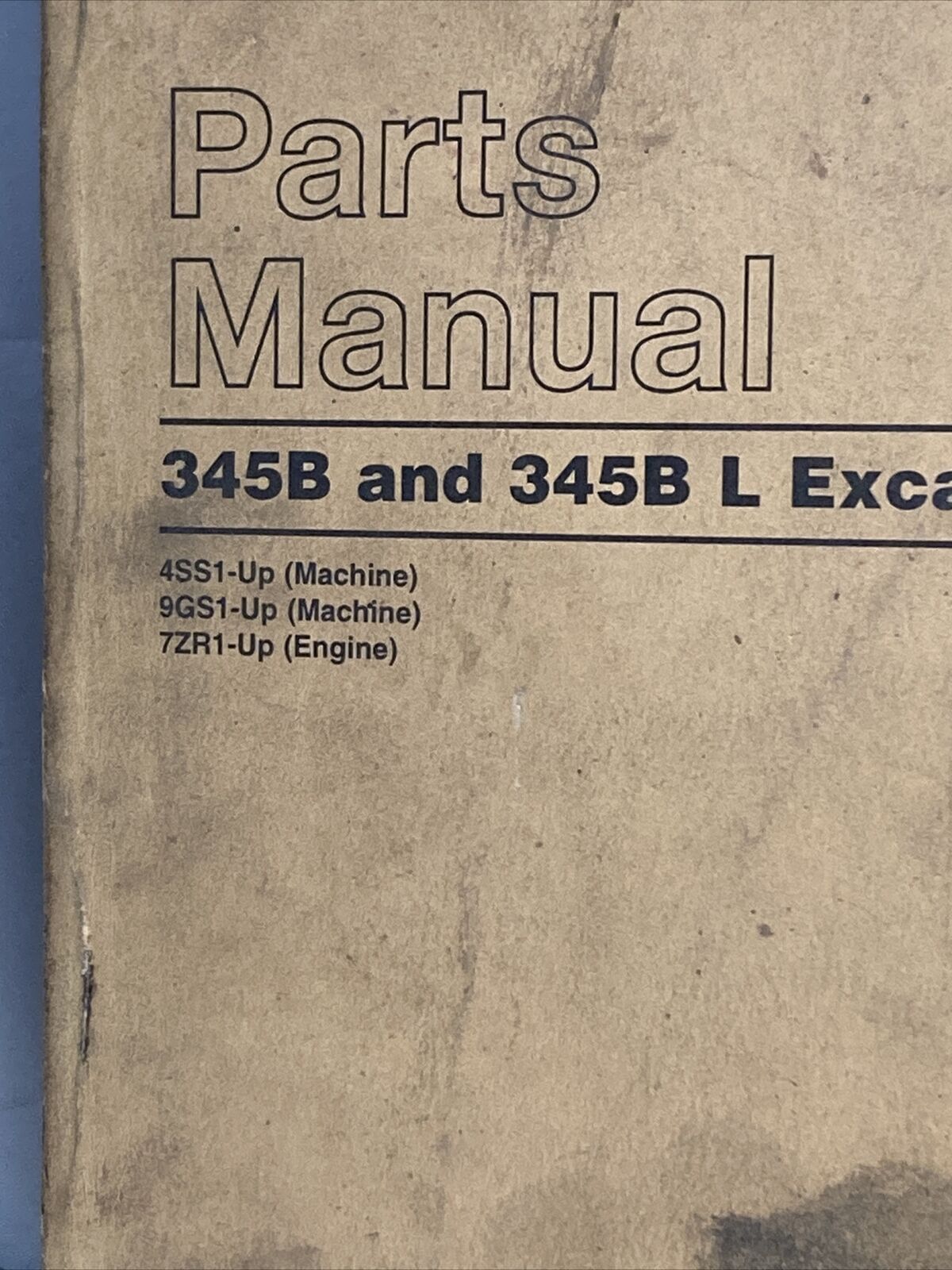 GENUINE CATERPILLAR SEBP2693-02 PARTS MANUAL 345B AND 345B L EXCAVATORS