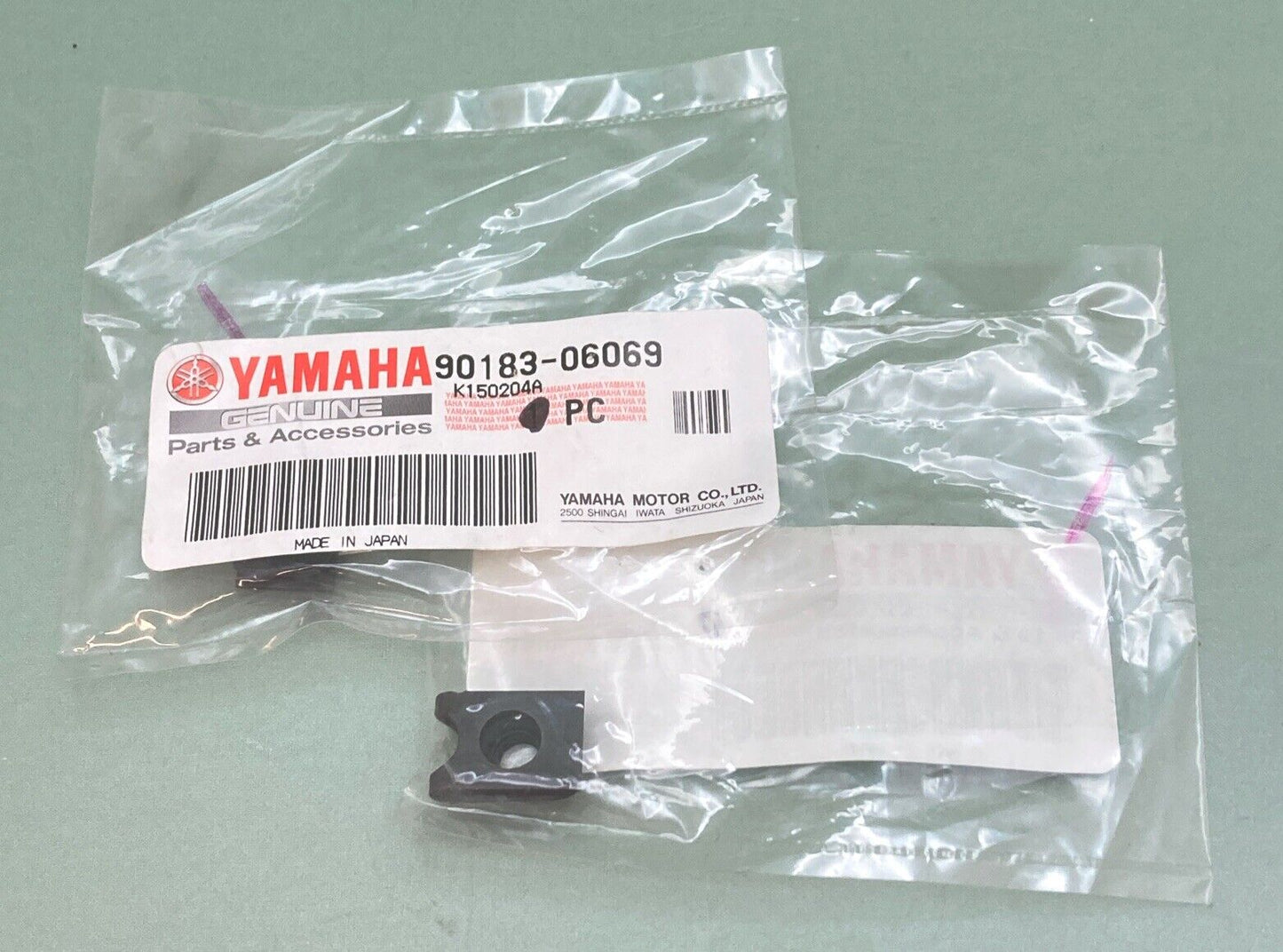 QTY 2 NEW GENUINE YAMAHA 90183-06069 FENDER Nut, Spring (4ES)