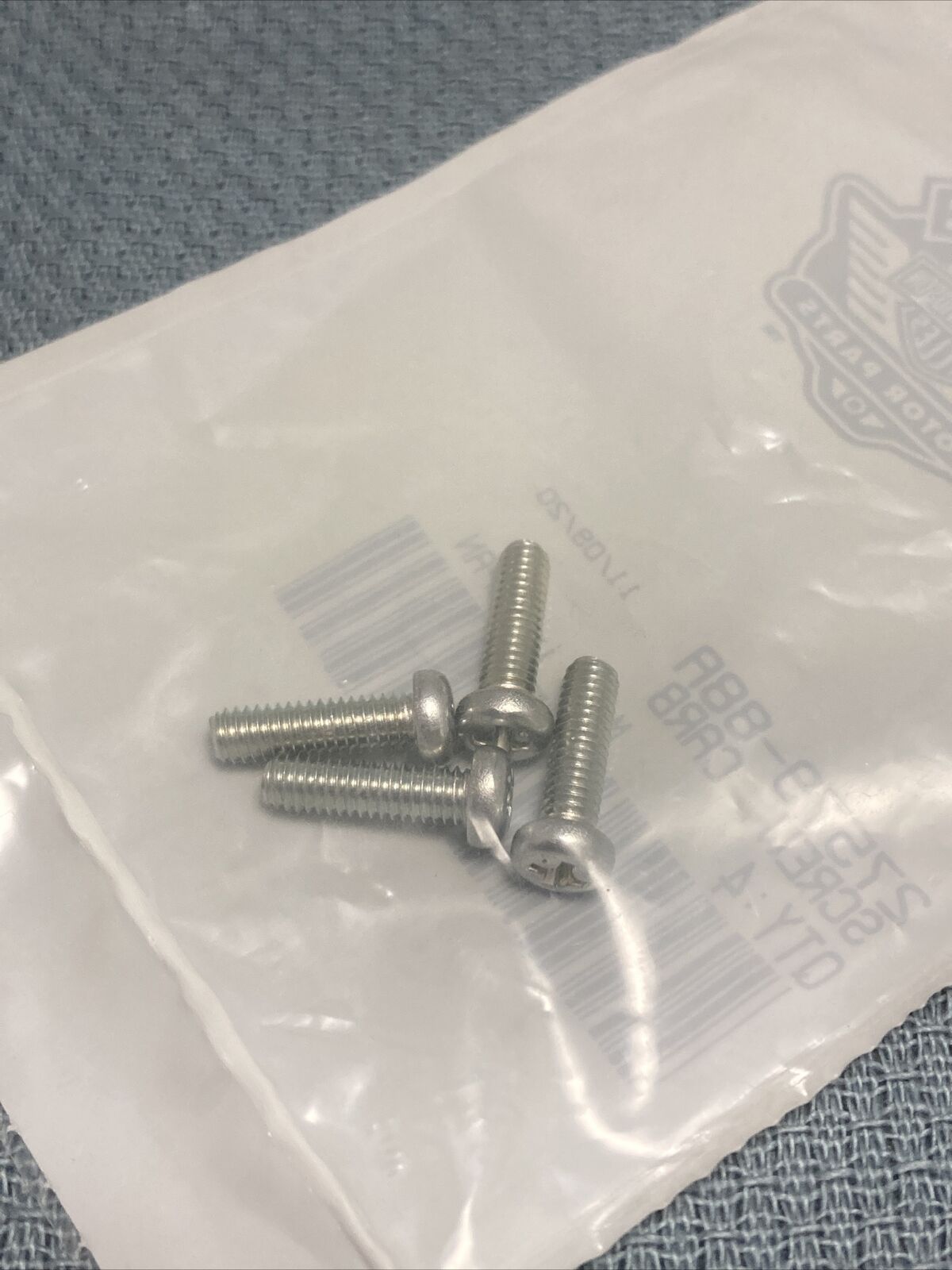 QTY 4 NEW GENUINE HARLEY DAVIDSON 27579-88A SCREW, CARB