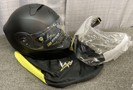 NEW SCORPION EXO 75-2028S SM GT930 TRANSFORMER HELMET W/ EXO-COM KIT